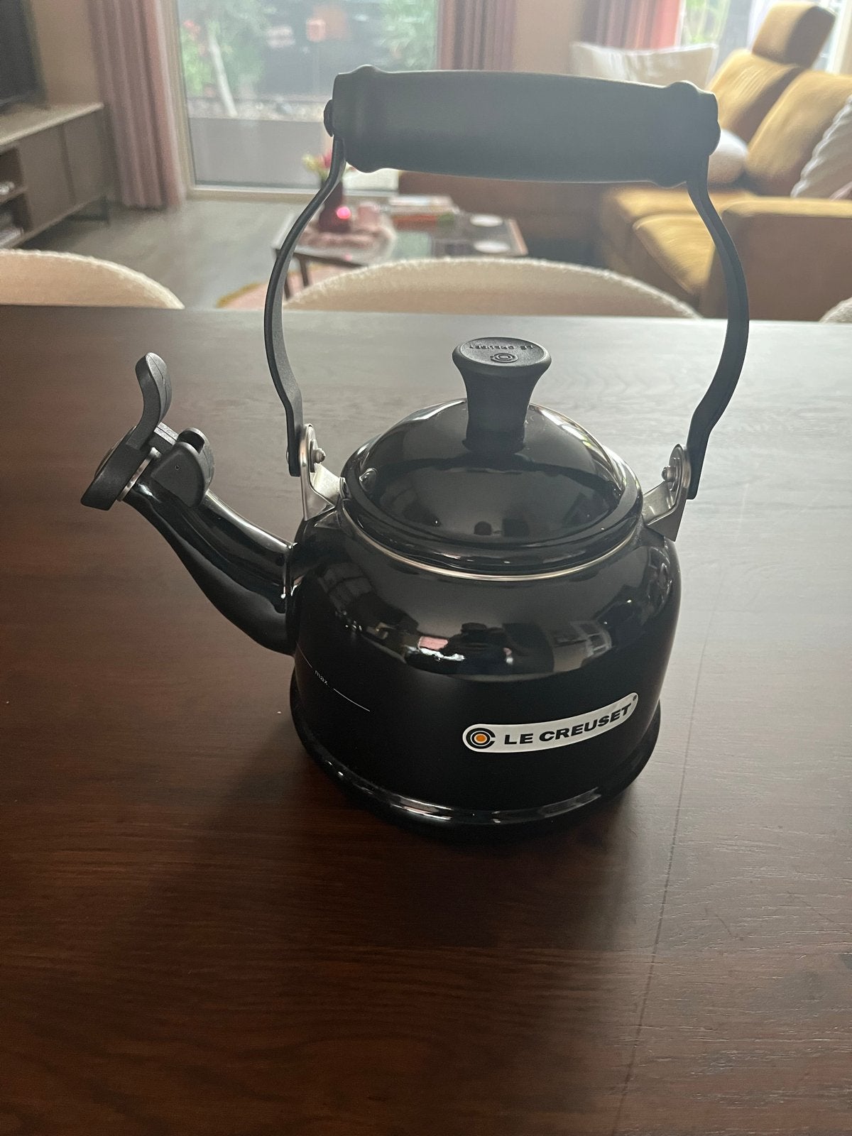 Le Creuset fluitketel zwart - Zo goed als nieuw, Zo goed als nieuw, Zwart, Metaal, Le Creuset