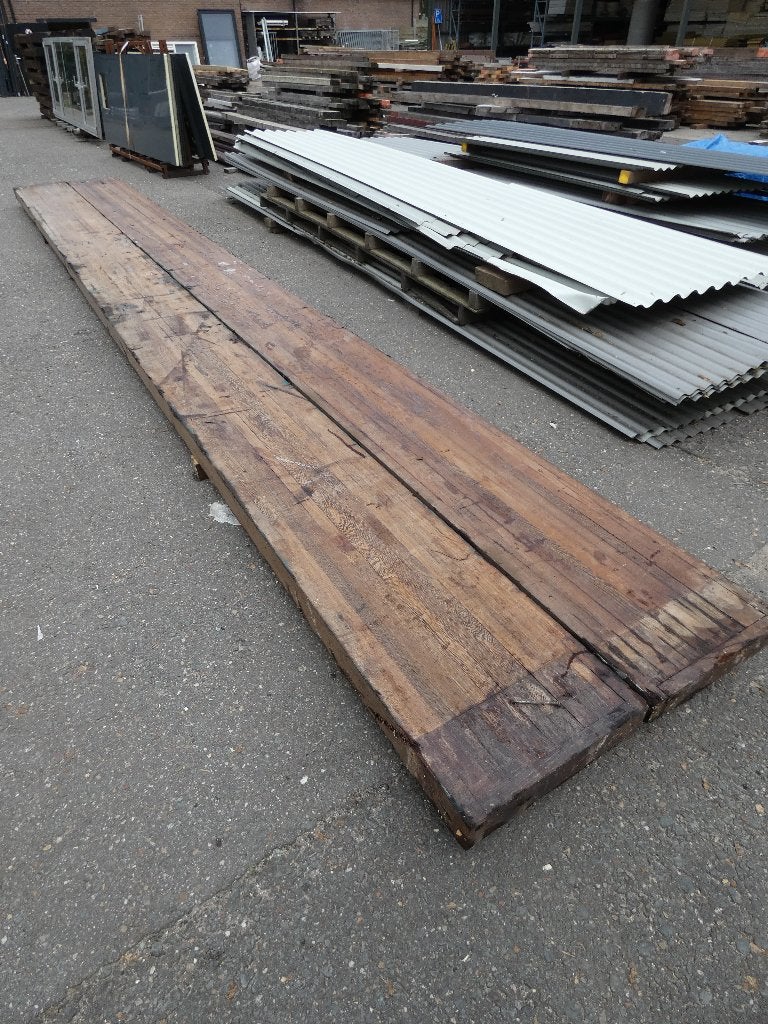 Hardhouten gelamineerde spanten, Ophalen, Gebruikt, 250 cm of meer, Balken