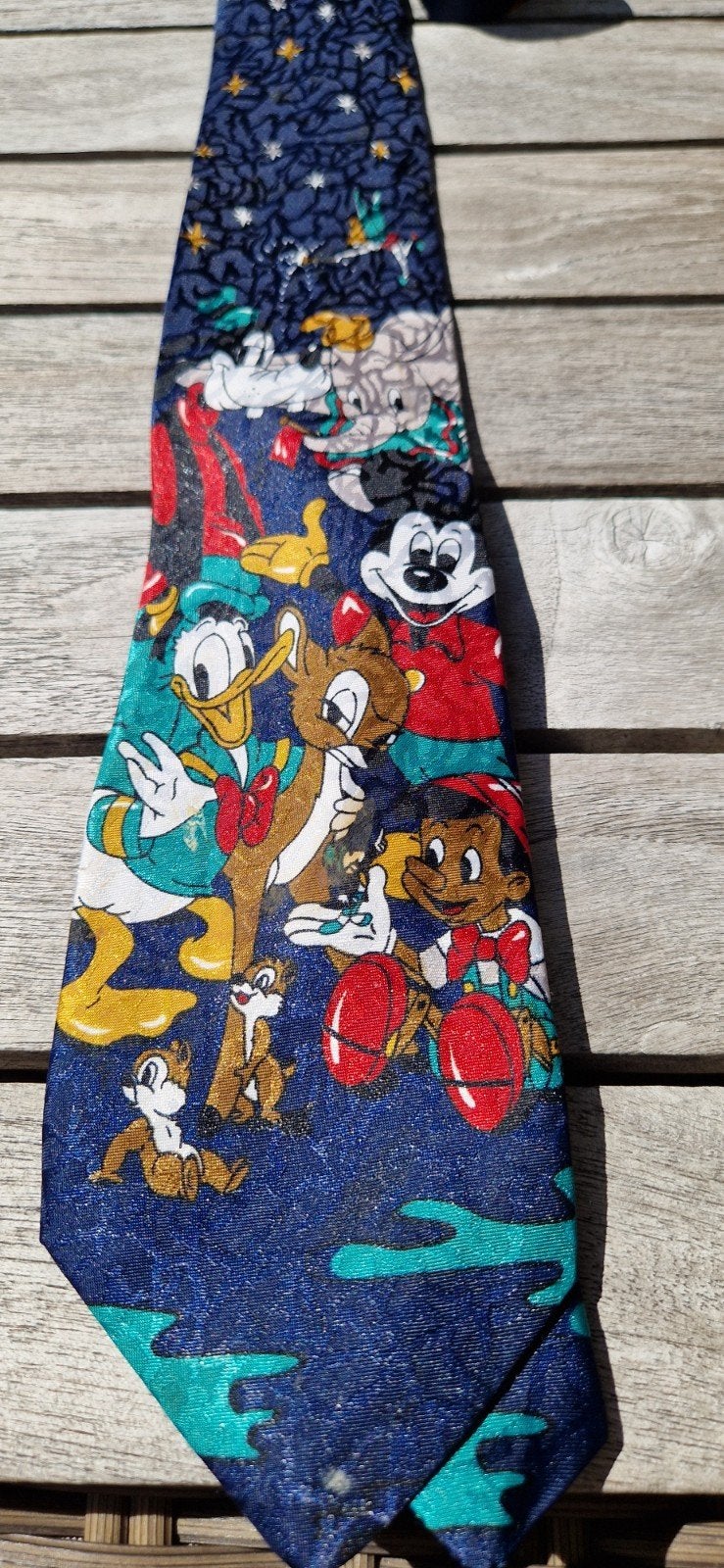 Disney stropdas met Mickey, Donald, Pinokkio en meer, Ophalen of Verzenden, Mickey Mouse, Kleding of Textiel