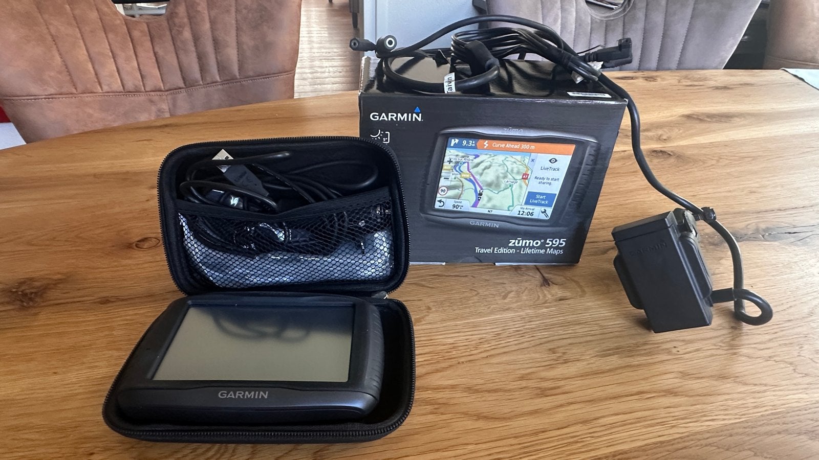 Garmin Zumo 595LM EU motornavi incl. levenslange updates, Auto diversen, Autonavigatie, Ophalen, Zo goed als nieuw