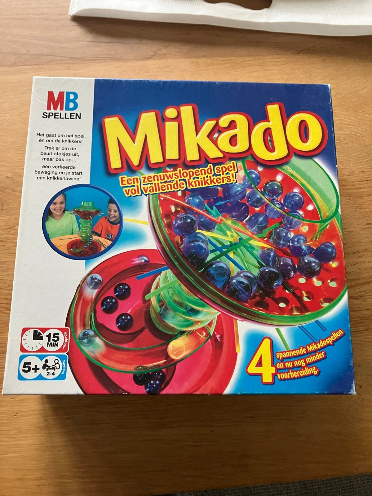 Mikado knikkerspel van MB Spellen - Zenuwslopend plezier!, Drie of vier spelers, Ophalen of Verzenden