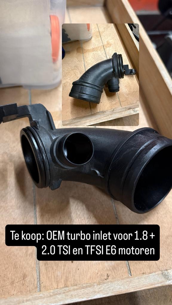 OEM turbo inlet voor 1.8 + 2.0 TSI en TFSI E6 motoren, Ophalen
