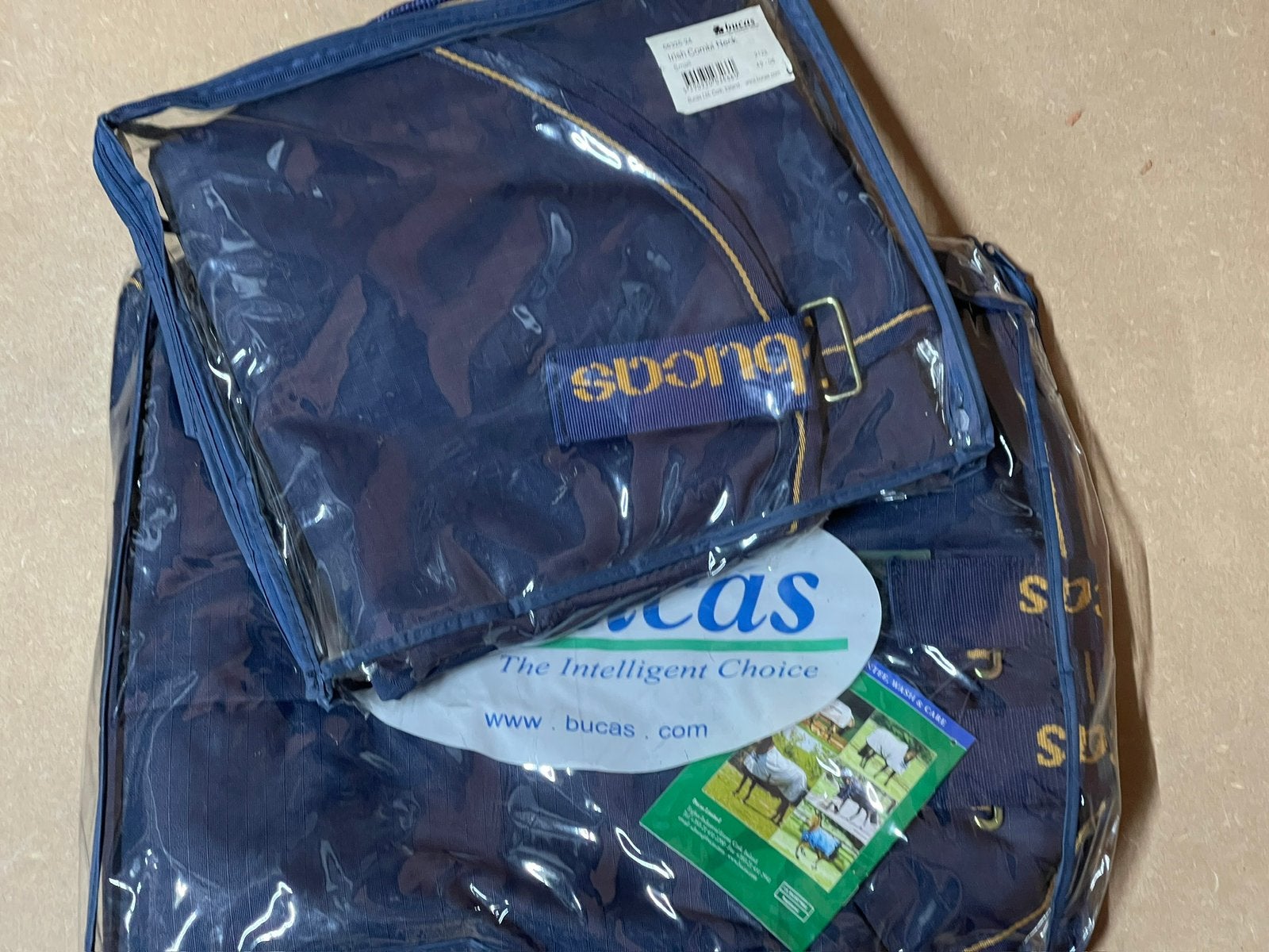 NIEUW Bucas Irish Turnout Light/50 Classic 115 Navy+ hals, Dieren en Toebehoren, Bucas, Nieuw, Ophalen of Verzenden, 50 g