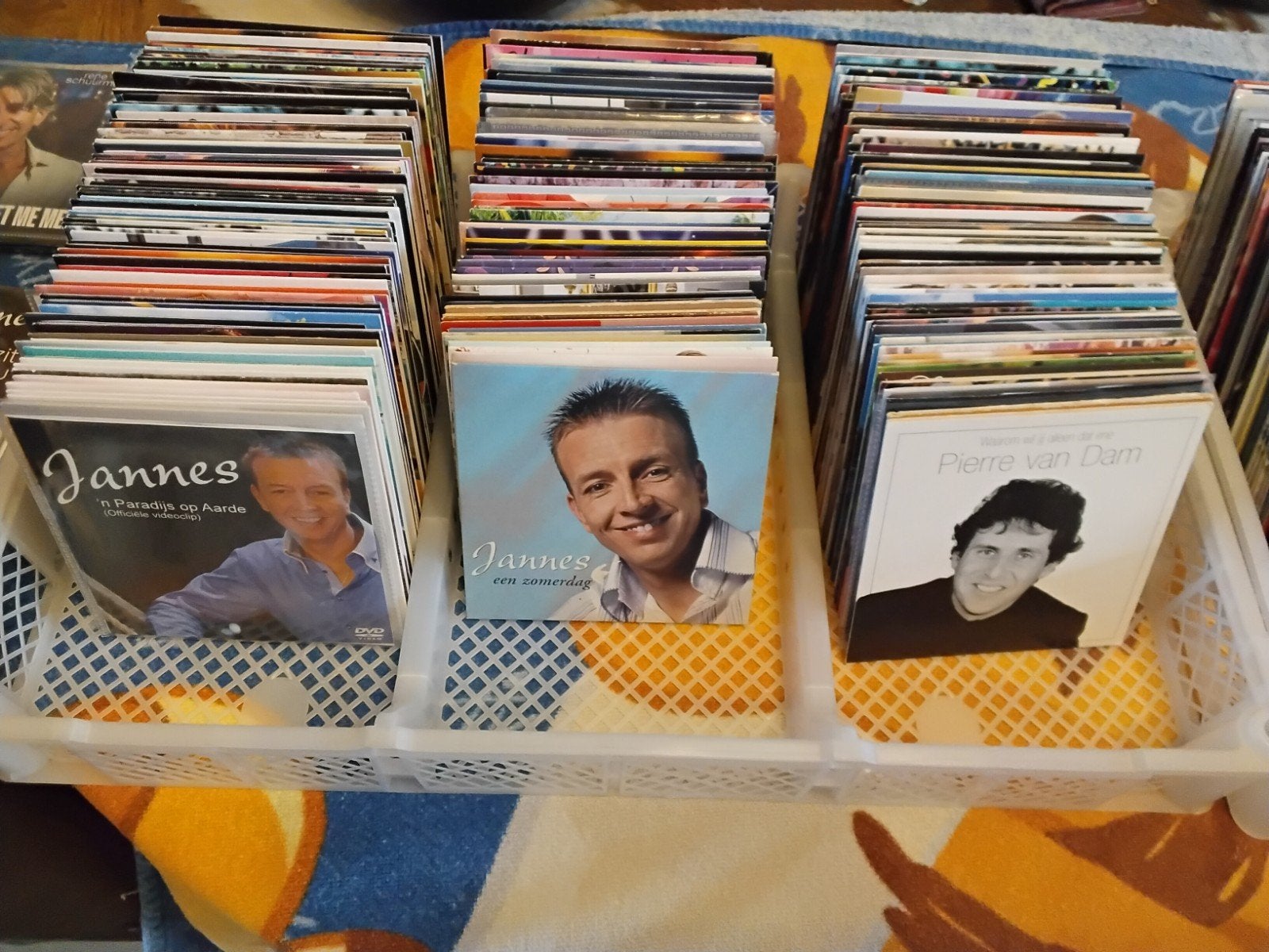 verzameling singles cd's 814 stuks nederlandstalig piraten, Verzenden, Gebruikt, Nederlandstalig
