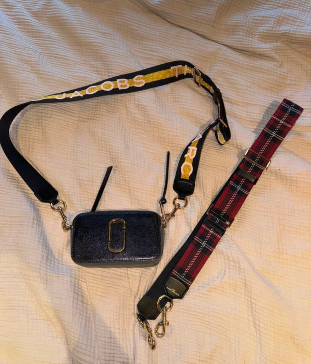 Marc jacobs tas, Verzenden, Zo goed als nieuw, Zwart, Schoudertasje