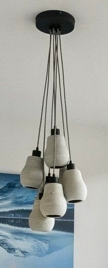 It's About Romi hanglamp met 7 lichtpunten, Ophalen, Gebruikt, Modern, Industrieel, E14 (klein)