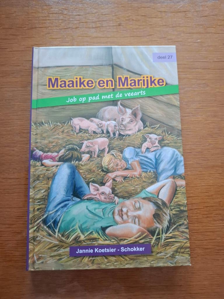 Maaike en Marijke Job op pad met de veearts, Fictie algemeen, Ophalen of Verzenden, Jannie Koetsier-Schokker, Zo goed als nieuw