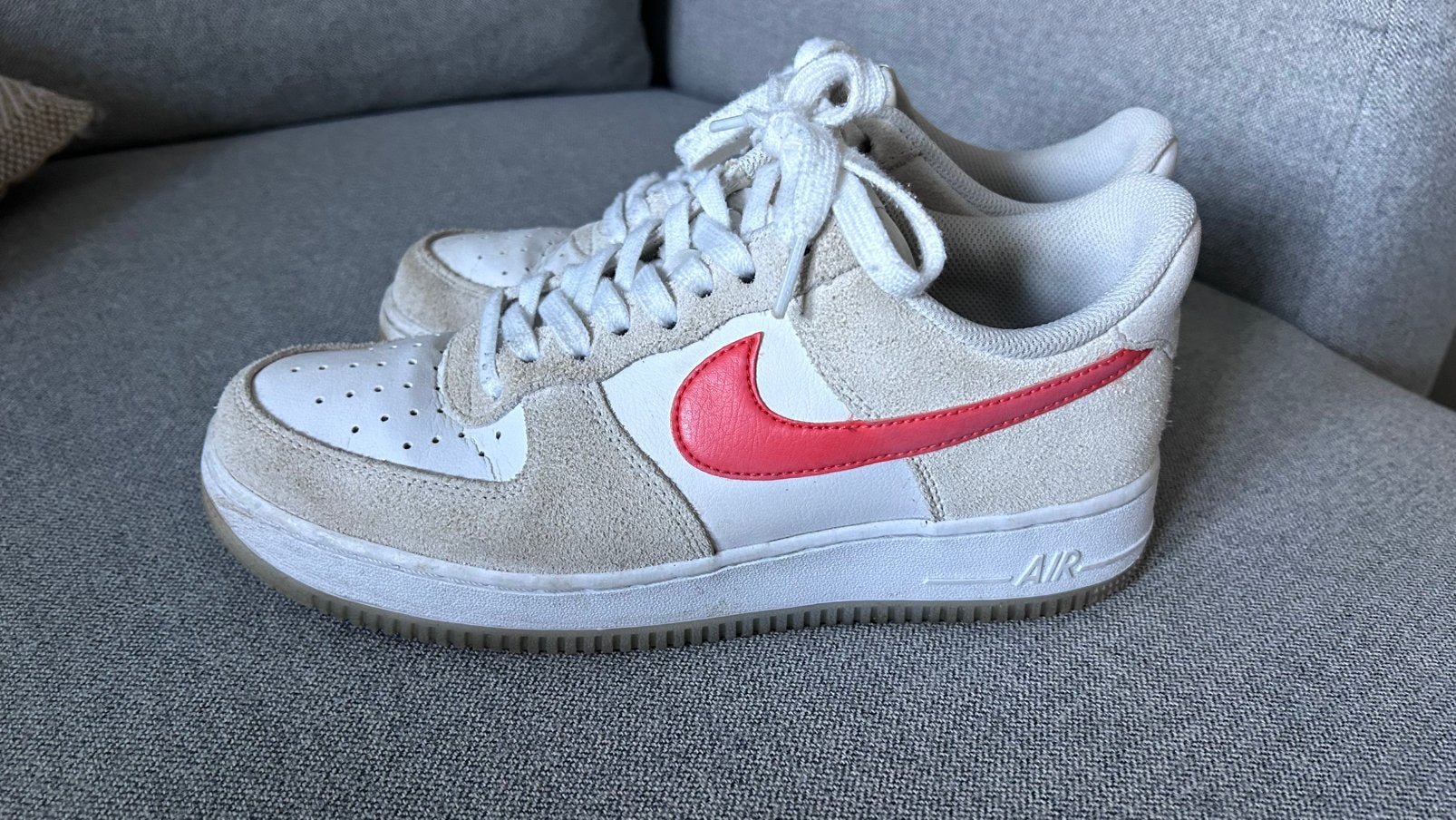 Nike Air Force maat 41, Wit, Ophalen of Verzenden, Sneakers of Gympen, Zo goed als nieuw