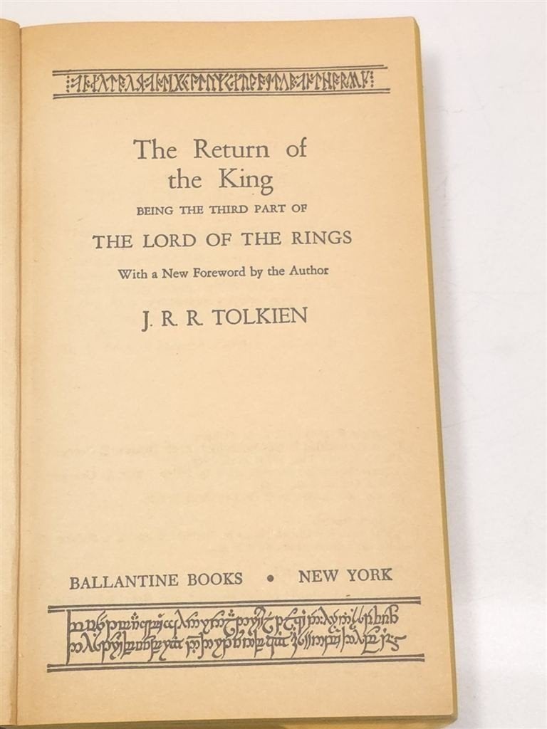 The Return of the King — J.R.R. Tolkien, Vintage 1976, Verzenden, Gelezen