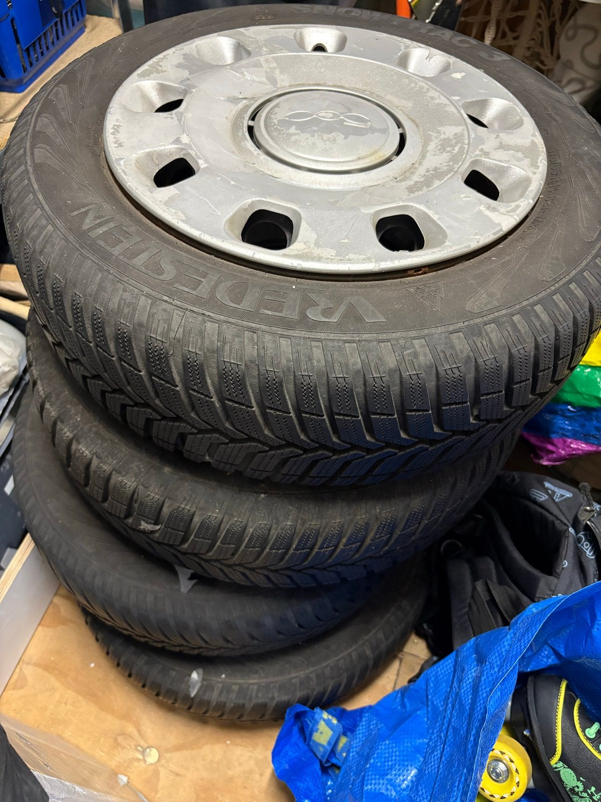 Fiat 500 wieldoppen 175/65R14, Auto-onderdelen, Ophalen, 14 inch, Gebruikt, 175 mm