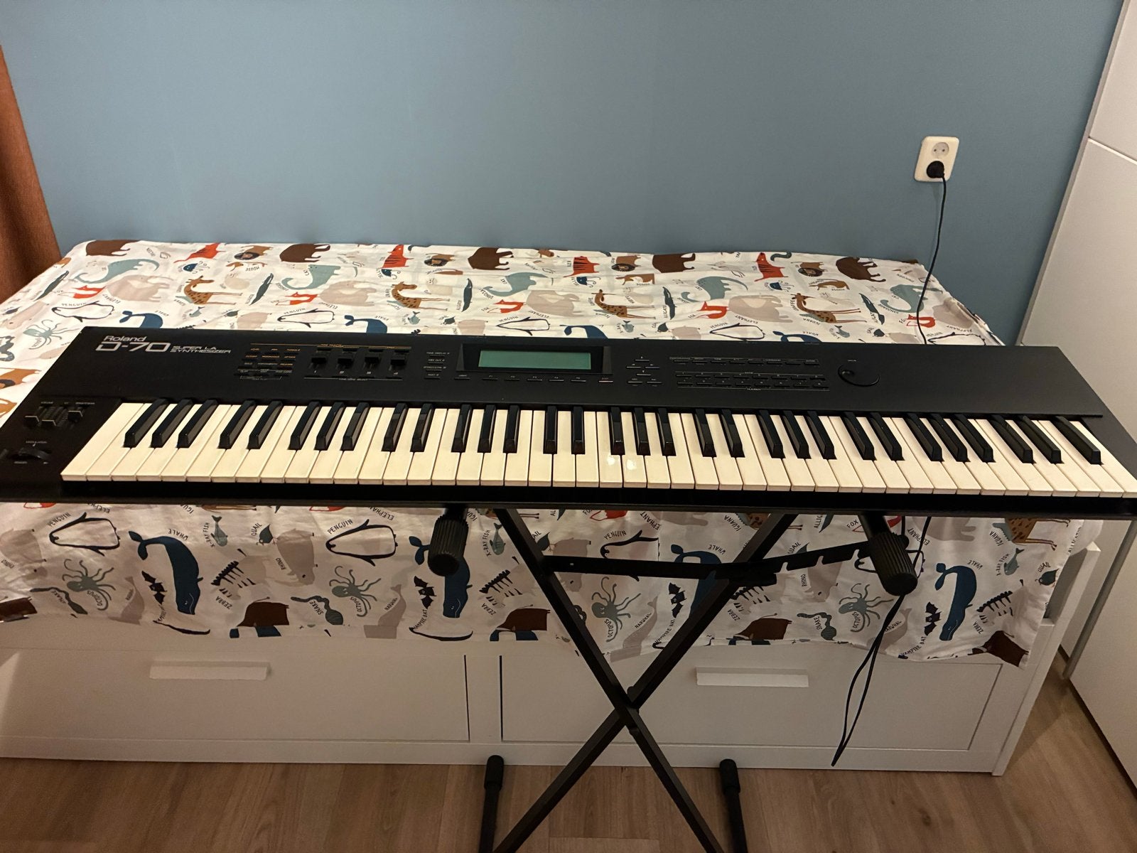 Roland D-70 Super LA Synthesizer - Vintage Keyboard, Ophalen, Gebruikt, Roland, Met midi-aansluiting