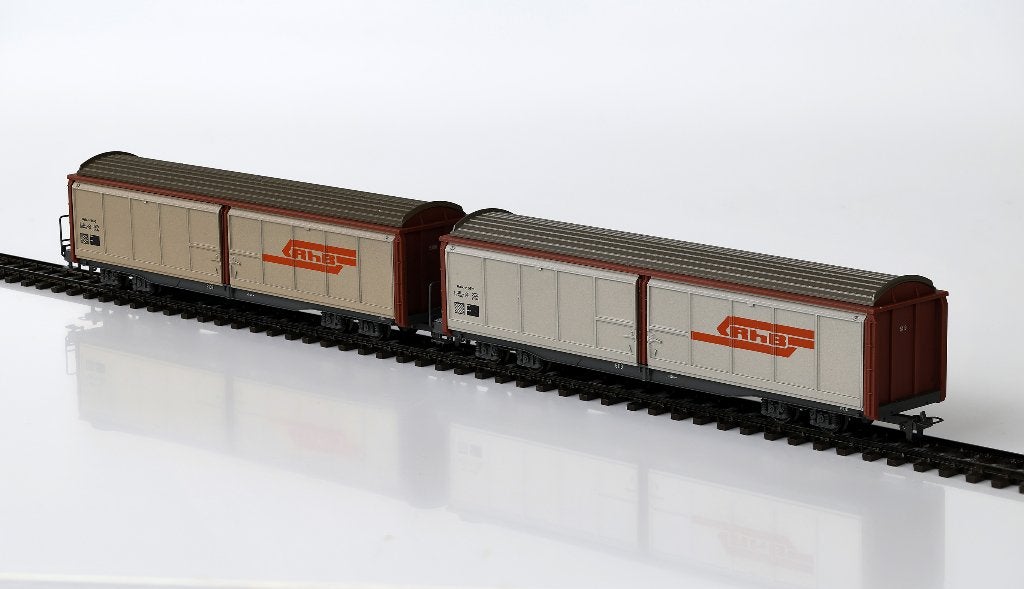 2 Nieuwe Bemo Rh.B. Goederenwagon Haik-v 5106 & 5119 (H0m), Overige merken, Gelijkstroom, Ophalen of Verzenden, Analoog