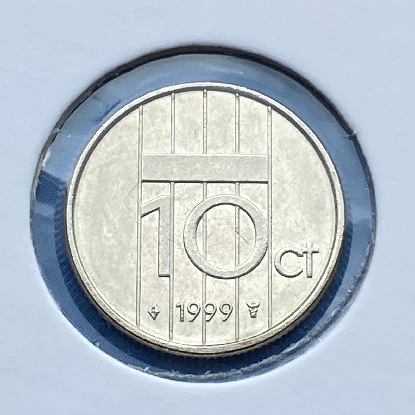 10 Cent / Dubbeltje uit 1999 van Beatrix, Verzenden, Koningin Beatrix, 10 cent, Losse munt