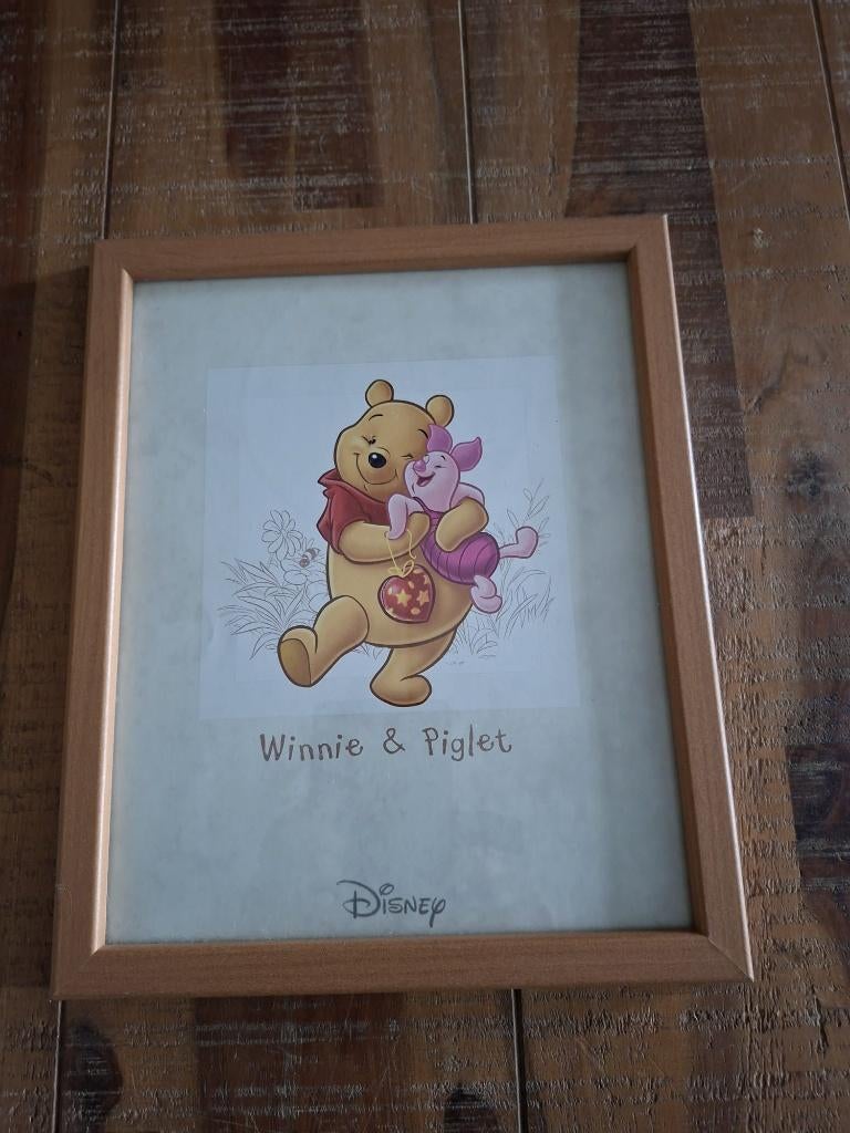 schilderij winnie the pooh en knorretje, 50 tot 75 cm, Nieuw, Ophalen of Verzenden, Schilderij