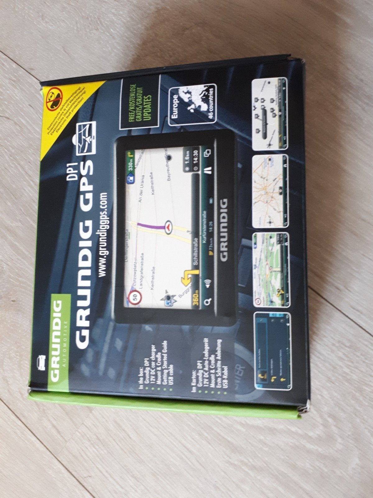 nieuwe Grundig DP1 GPS Navigatiesysteem met Europa Kaarten, Auto diversen, Ophalen of Verzenden, Nieuw