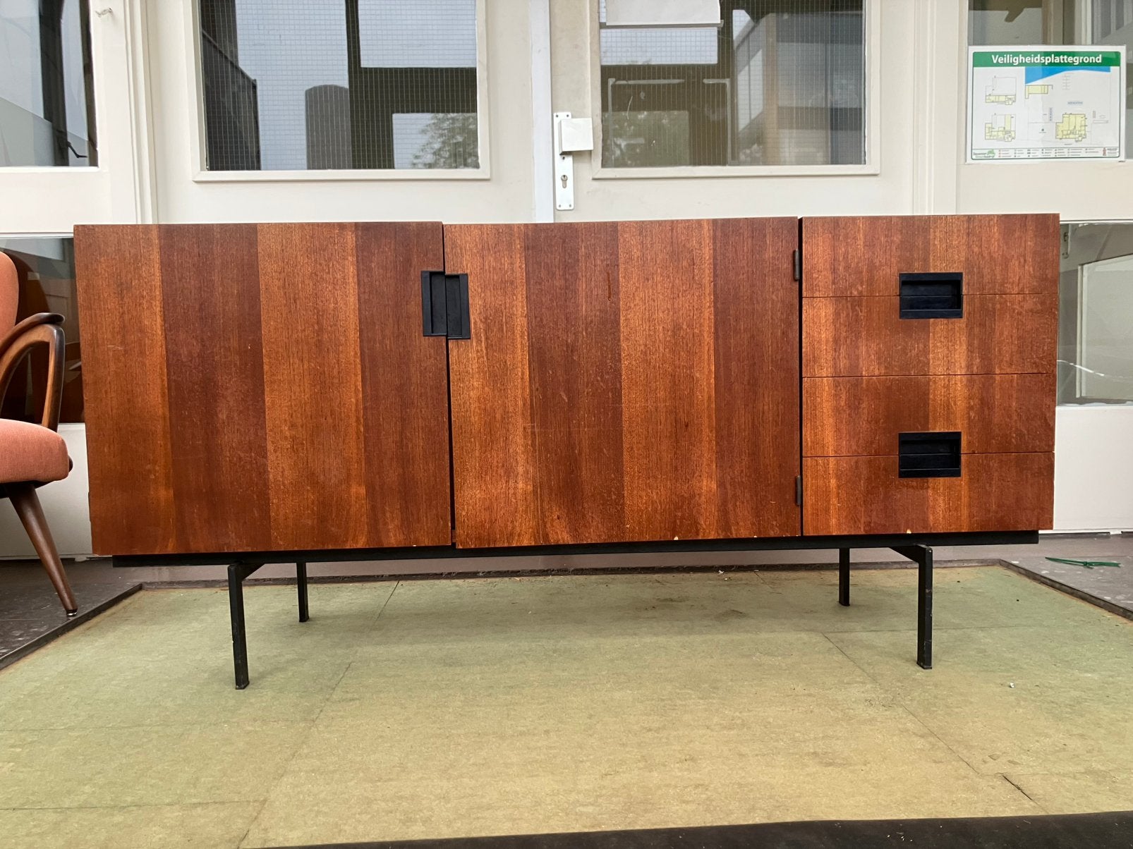 Vintage design dressoir. Cees Braakman. Japanse serie, Ophalen, Gebruikt, 25 tot 50 cm