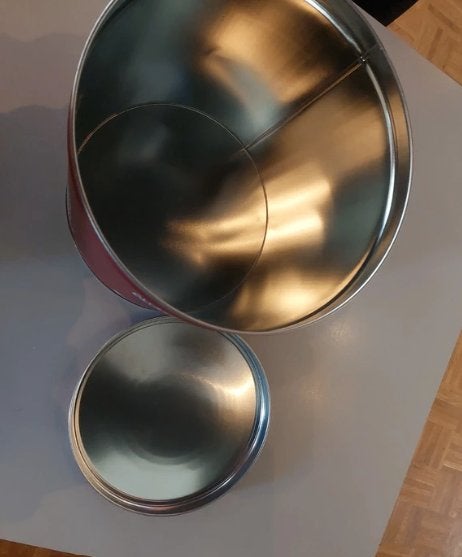 4 x groot blik / afsluitbare voorraadbus - 5 liter - nieuw, Ophalen of Verzenden, Nieuw, Overige, Overige merken