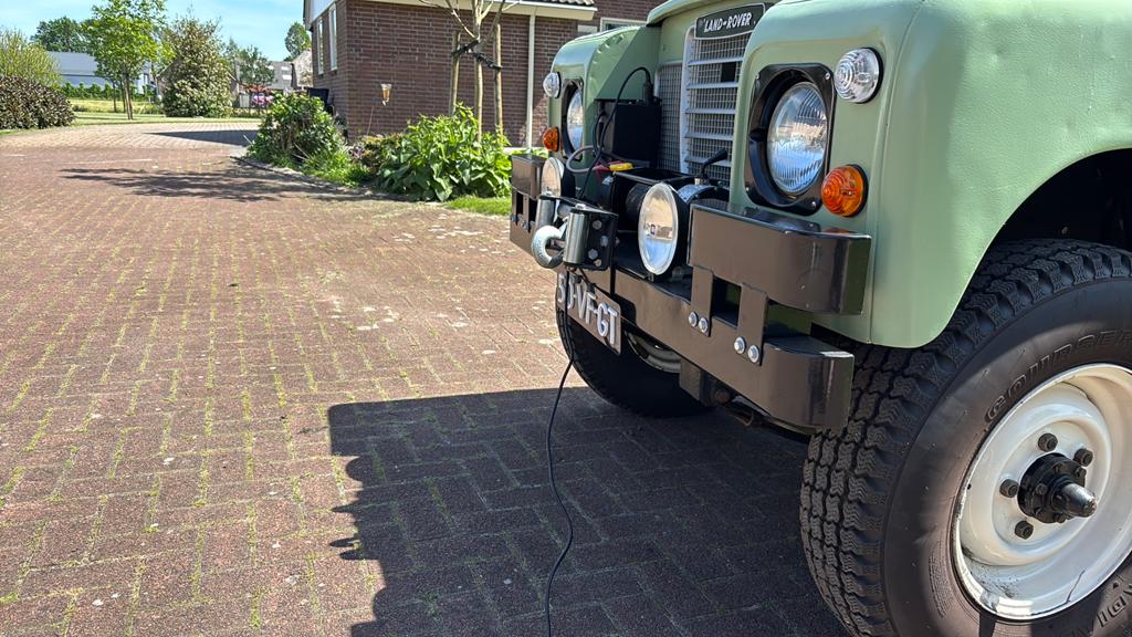 Land rover series 3 bumper te koop met lier, Ophalen of Verzenden