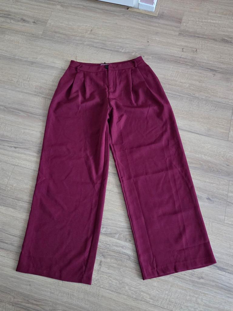 Nieuw broekpak, bordeaux, grote maat L, Maat 42/44 (L), Nieuw, Ophalen of Verzenden, Ivivi