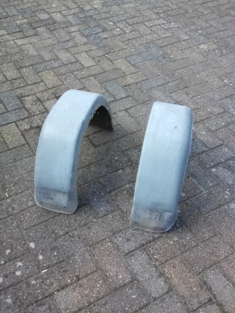 spatborden aanhanger, Ophalen, Gebruikt