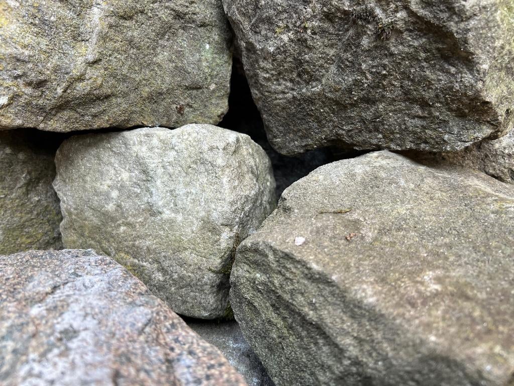 Keien  - natuursteen, Tuin en Terras, Grind, Keien en Split, Ophalen, Overige materialen, Gebruikt, Kei