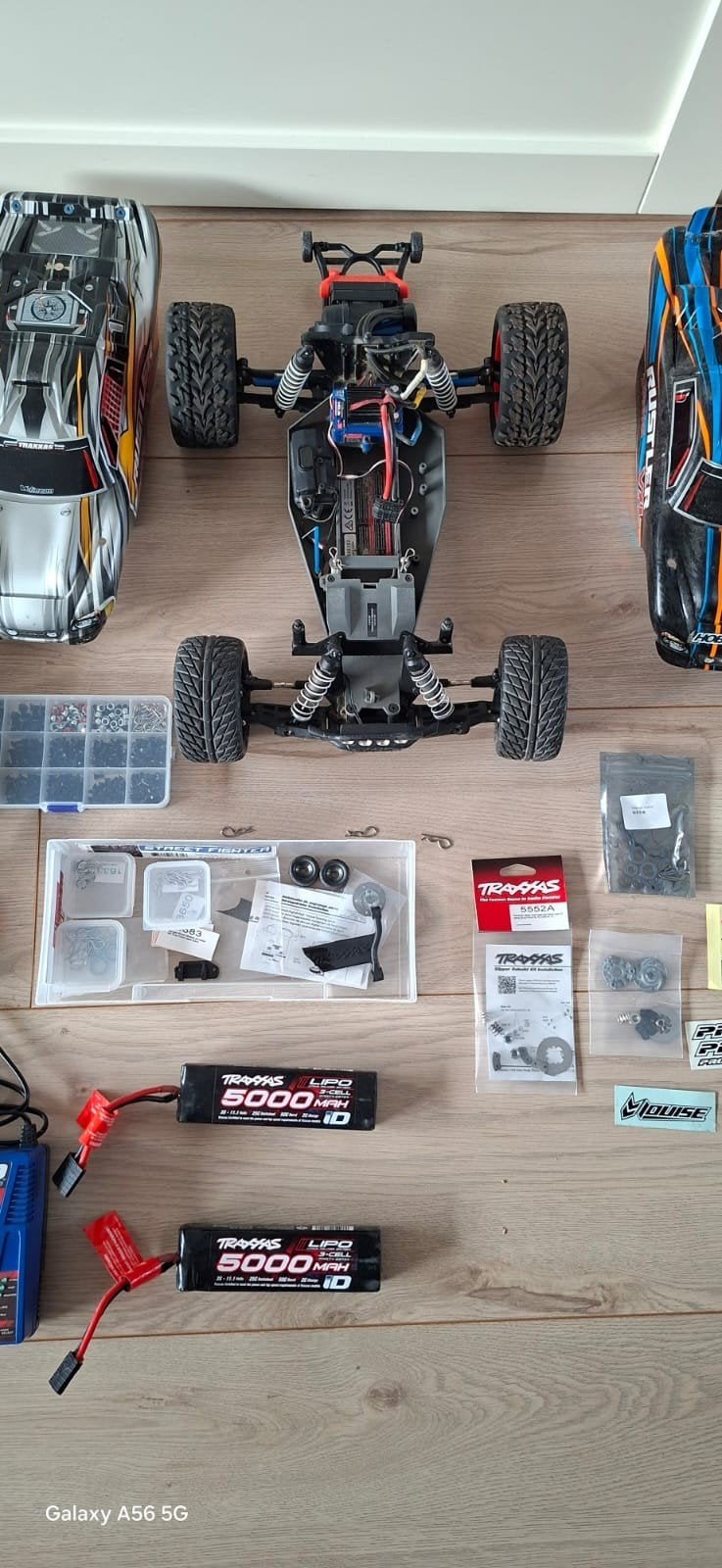 Aangeboden: een mooie Traxxas Rustler VXL 2WD met brushless, Gebruikt, Auto offroad, RTR (Ready to Run), Schaal 1:8