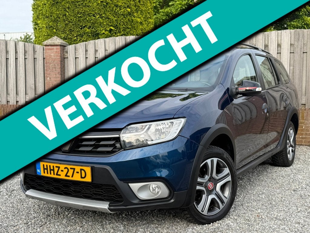 Dacia Logan MCV 0.9 TCe SL Royaal SPECIAALE RNAULT UITVOERIN, Auto's, Dacia, 898 cc, Stof, Gebruikt, Blauw