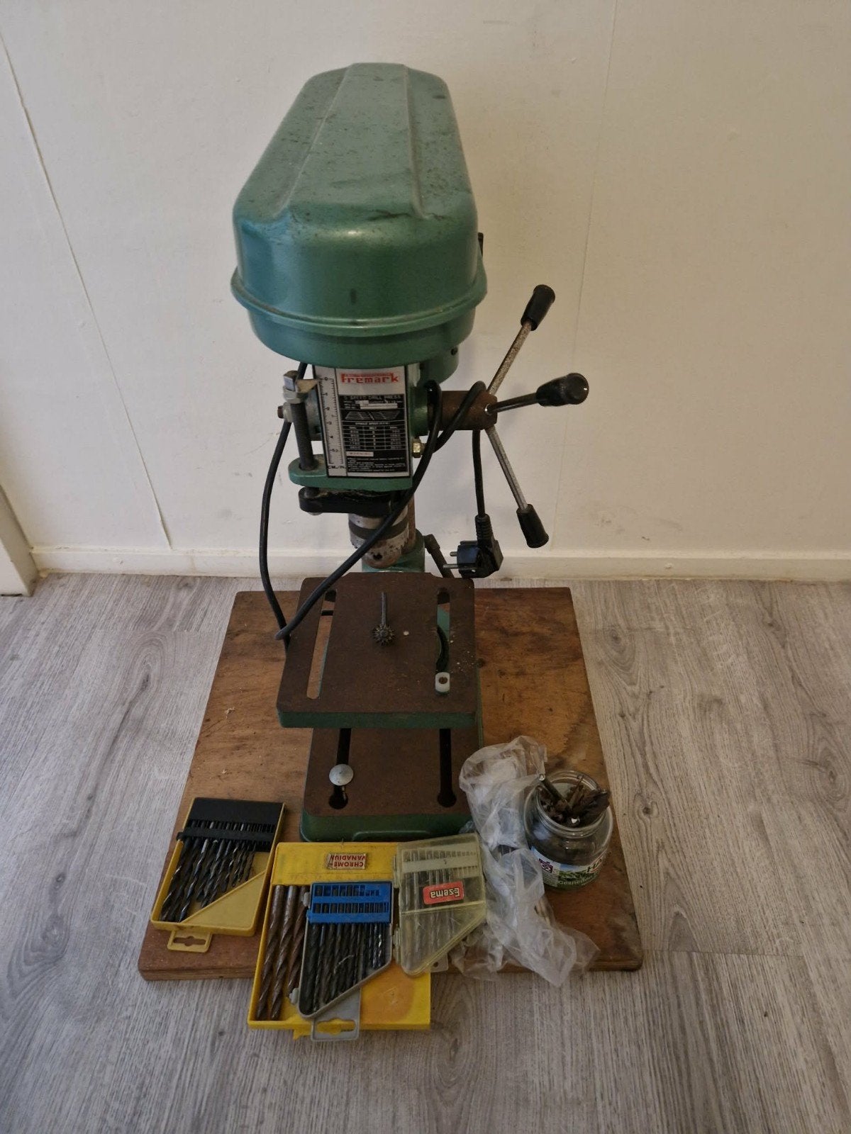Fremark Kolomboormachine CH-5 met borensets, Ophalen, Gebruikt, Kolomboormachine
