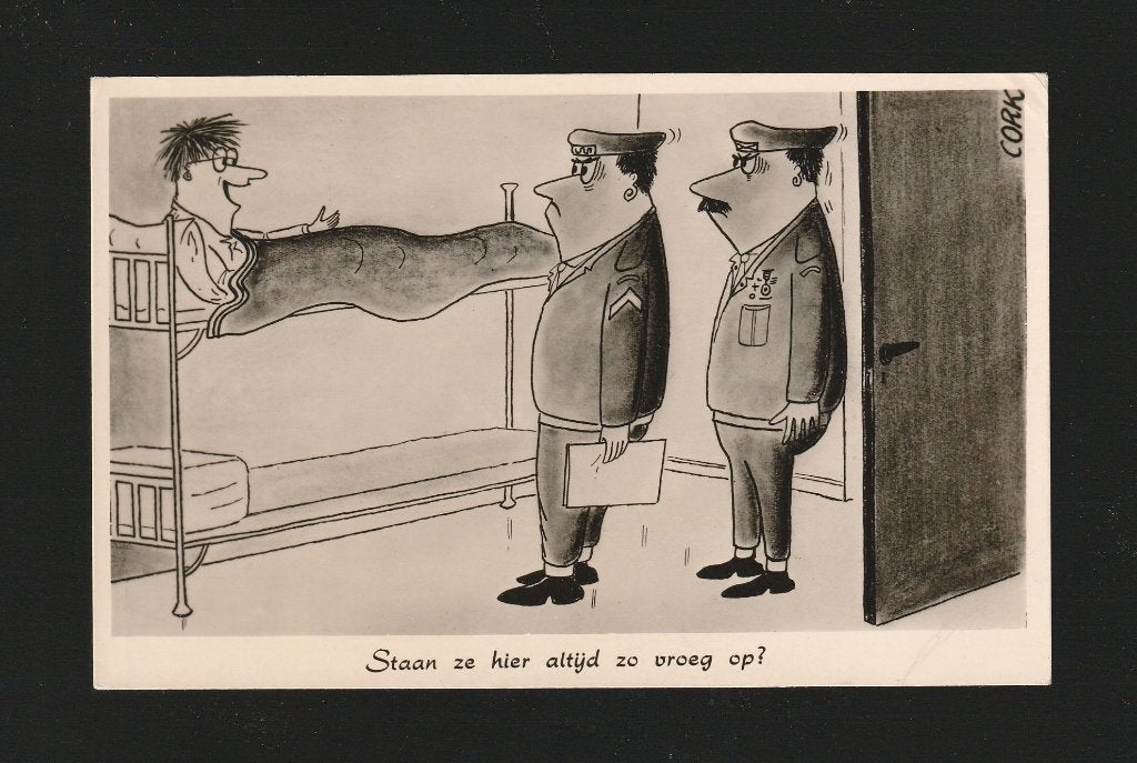 Cor Hoekstra Militair Y17, Verzamelen, Ansichtkaarten | Themakaarten, Ophalen of Verzenden, 1940 tot 1960, Gelopen, Overige thema's