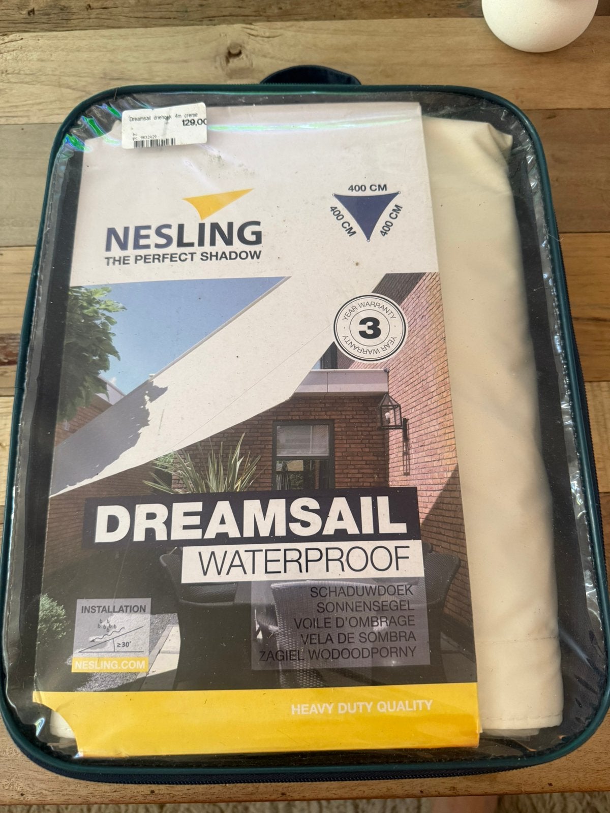 NIEUW schaduwdoek, Ophalen, Nieuw