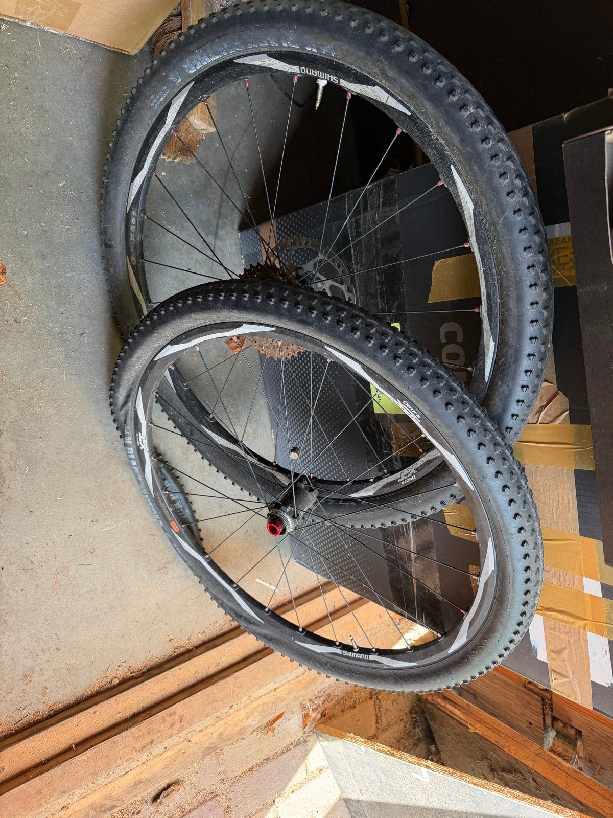 Shimano Deore XT WH-M775/WH-M776 MTB Wielset, Fietsen en Brommers, Gebruikt, Aluminium, Mountainbike, Ophalen