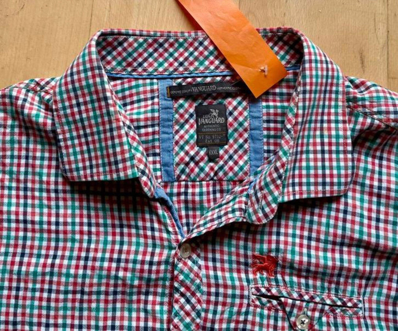 Vanguard design overhemd blok patroon meer kleurig XXXL, Ophalen of Verzenden, Overige kleuren, Vanguard, Overige halswijdtes