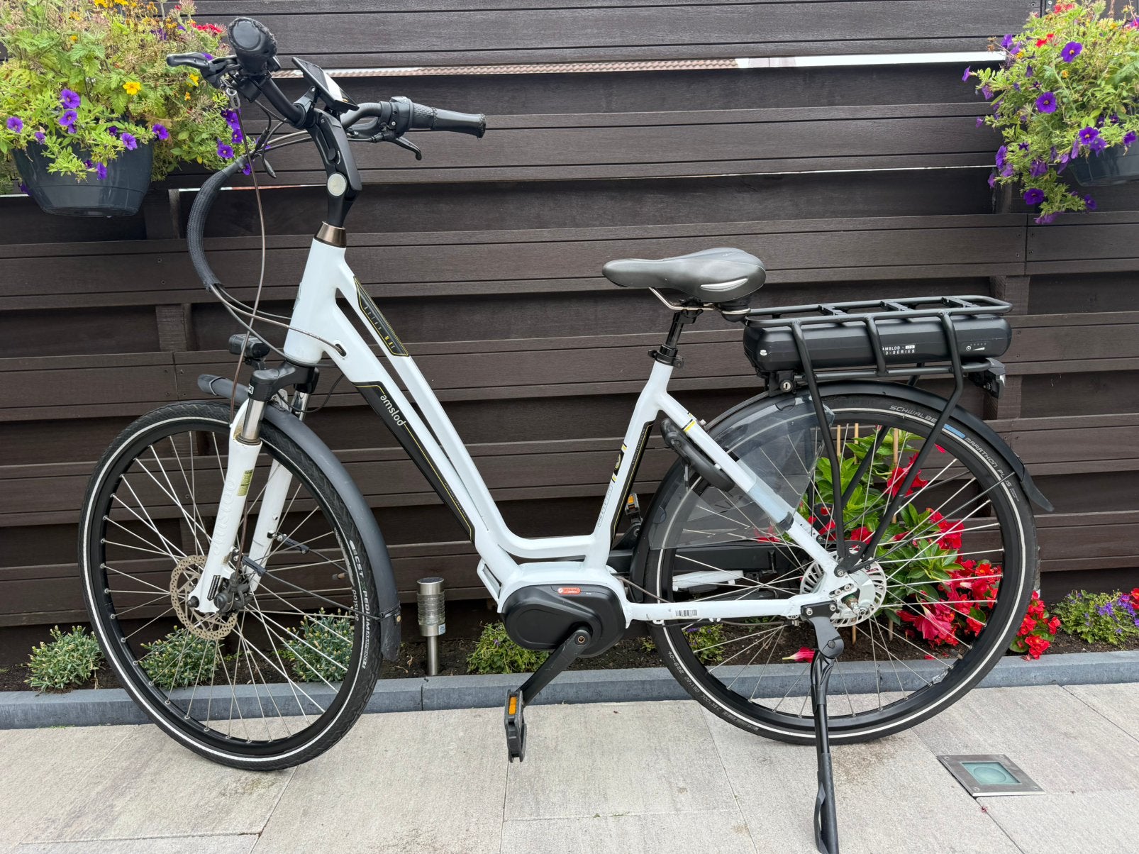 Elektrische fiets Amslod Aston MRX, Fietsen en Brommers, Elektrische fietsen, Zo goed als nieuw, 51 tot 55 cm, 50 km per accu of meer
