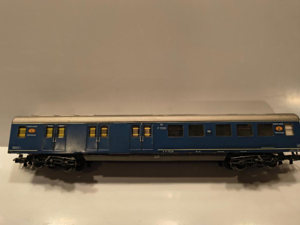 Marklin NS Postwagen Plan D, Hobby en Vrije tijd, Modeltreinen | H0, Wisselstroom, Gebruikt, Wagon, Ophalen of Verzenden