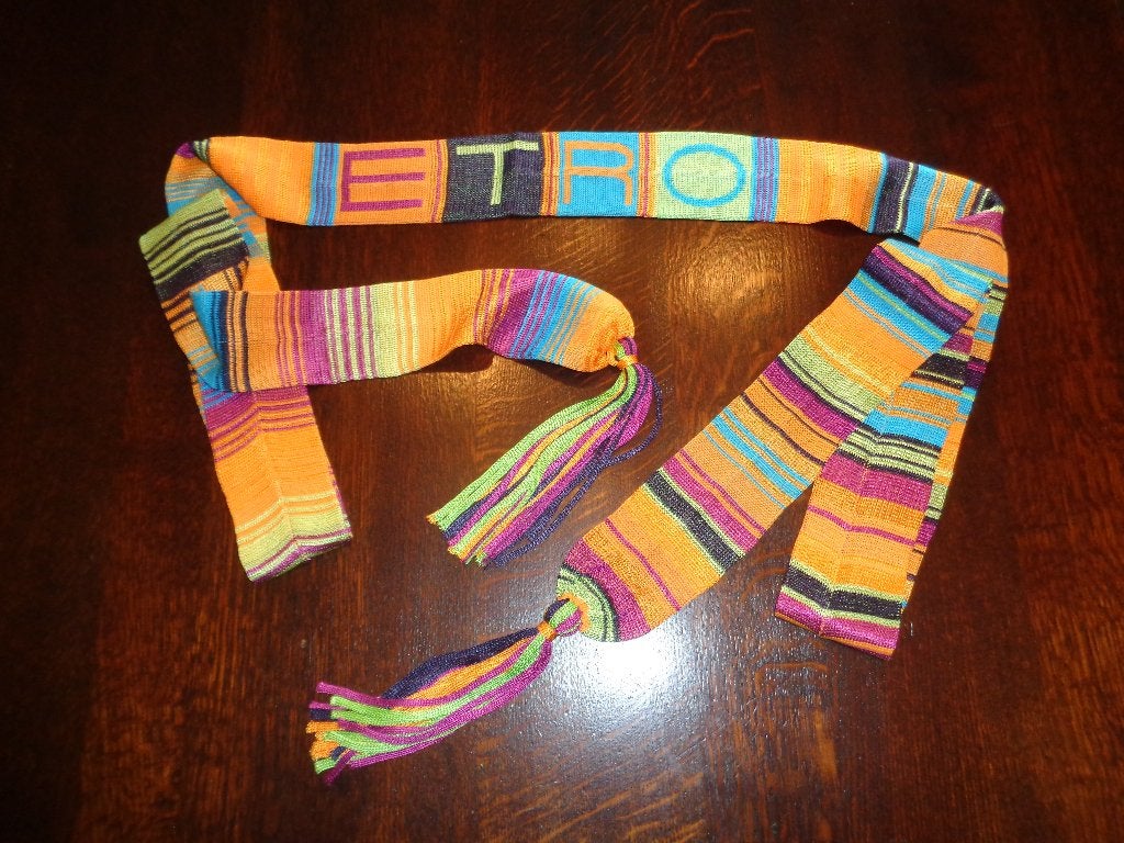 ETRO lange smalle kleurrijke sjaal, Kleding | Dames, Verzenden, ETRO, Maat 46/48 (XL) of groter, Nieuw