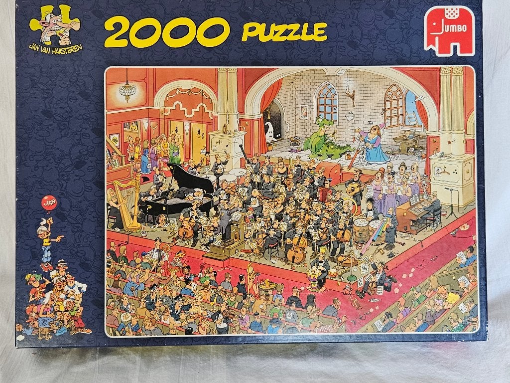 Jan van Haasteren puzzel: De Opera, Ophalen of Verzenden, Meer dan 1500 stukjes, Zo goed als nieuw, Legpuzzel