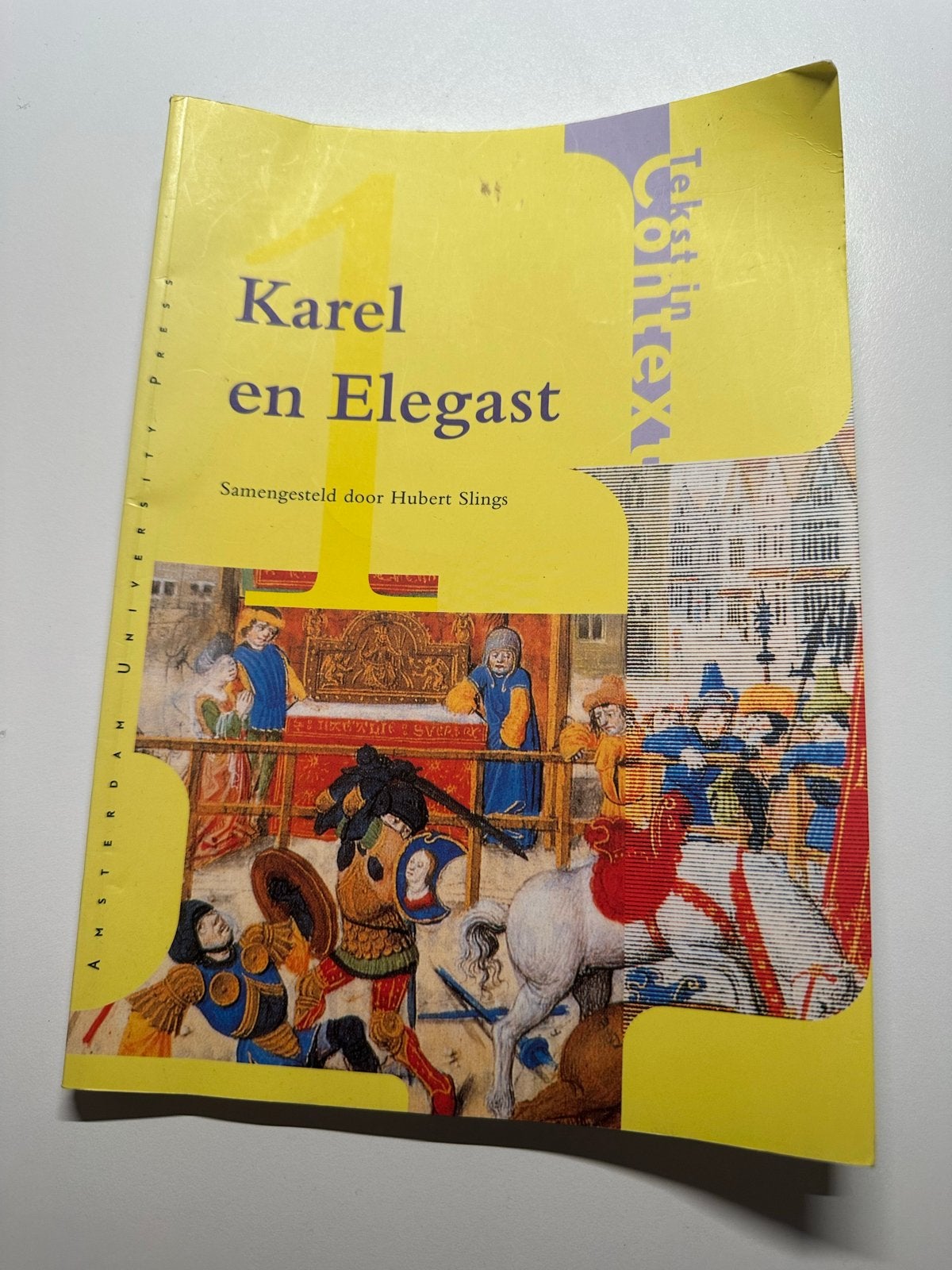 Karel ende Elegast - Tekst in Context (Hubert Slings), Boeken, Ophalen of Verzenden, Gelezen, Nederland