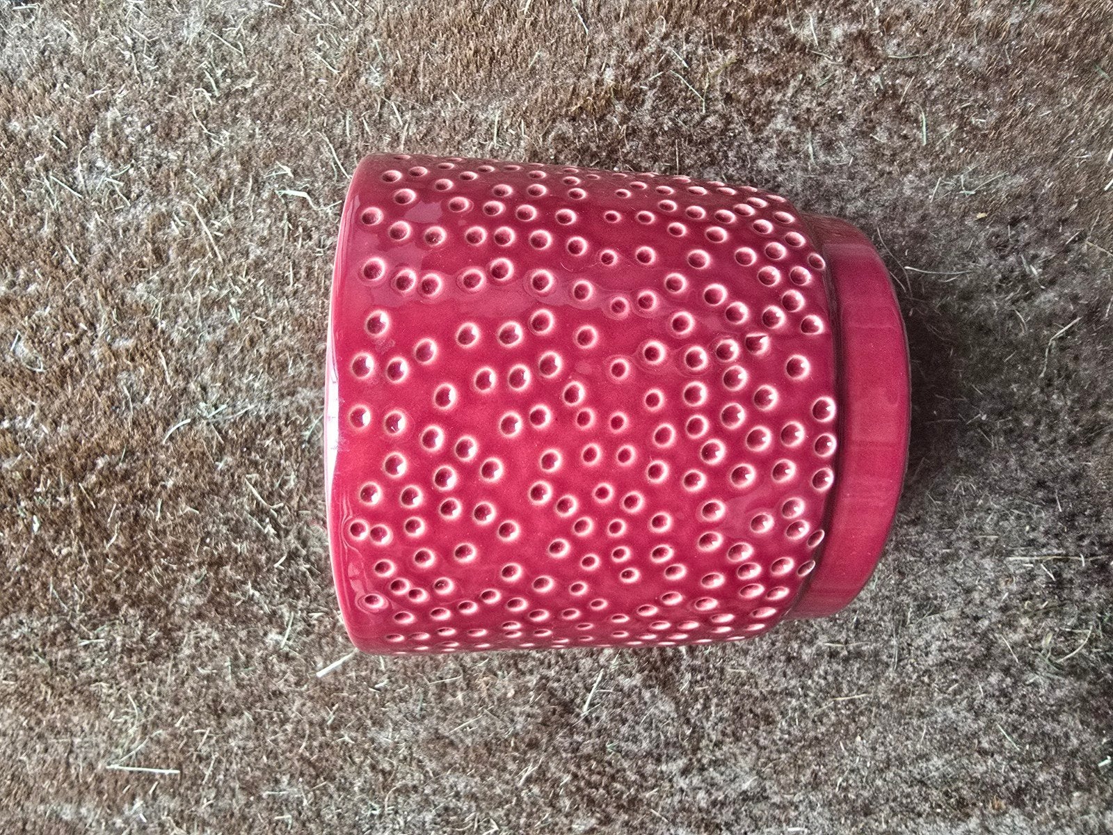Leuk rood potje, 12 cm, gratis af te halen, Huis en Inrichting, Ophalen of Verzenden