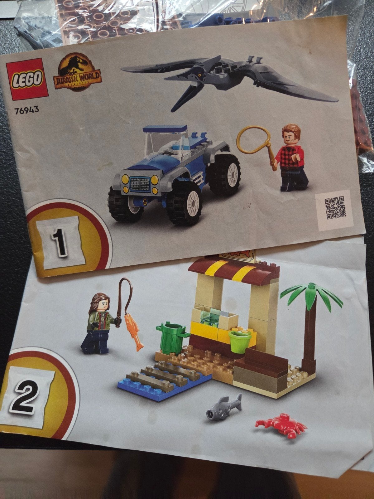 LEGO Jurassic World 76943 Pteranodon Achtervolging, Compleet, Gebruikt, Jurassic World, Lego
