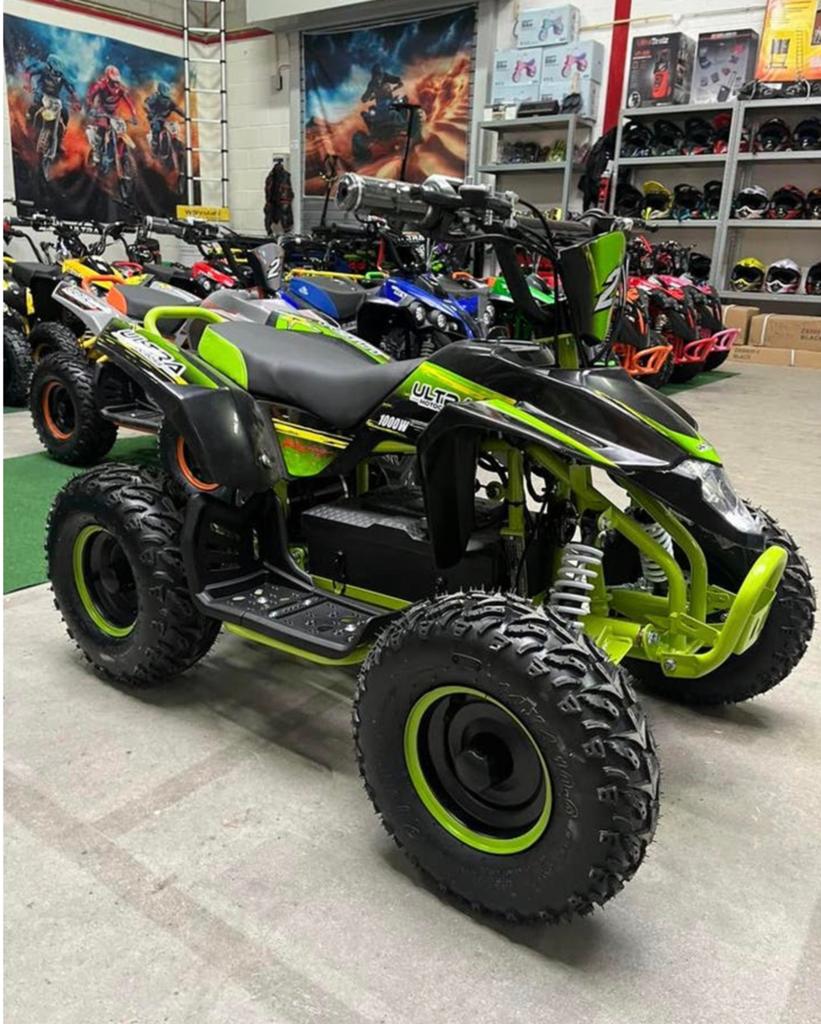 Nieuw‼️Groen Elektrische Kinderquad Racing Accu 1000W 48V, Dr.Nolenslaan 157E 6136GM Sittard, Nieuw, Ophalen of Verzenden, Info@roadmax.nl