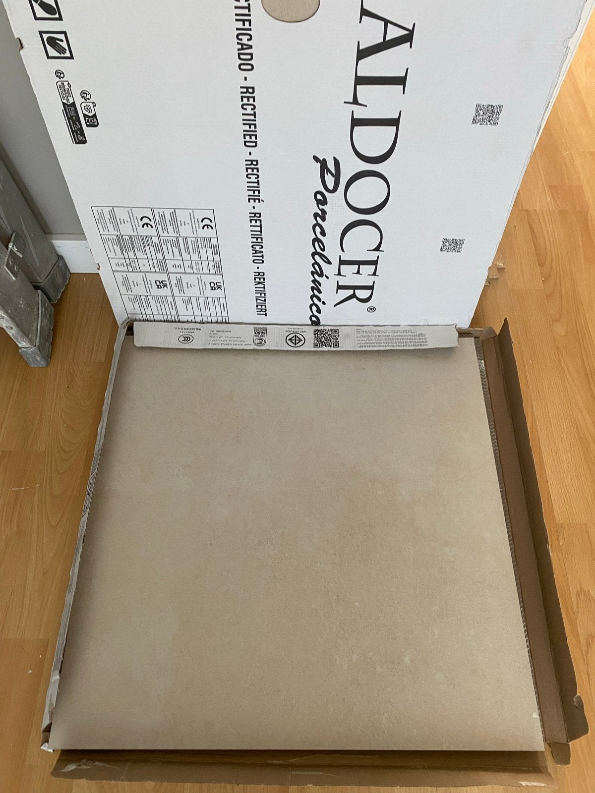 Nieuwe Baldocer Porcelánico Vloertegels - 60x60 cm, Ophalen, 60 cm of meer, Keramiek, Nieuw