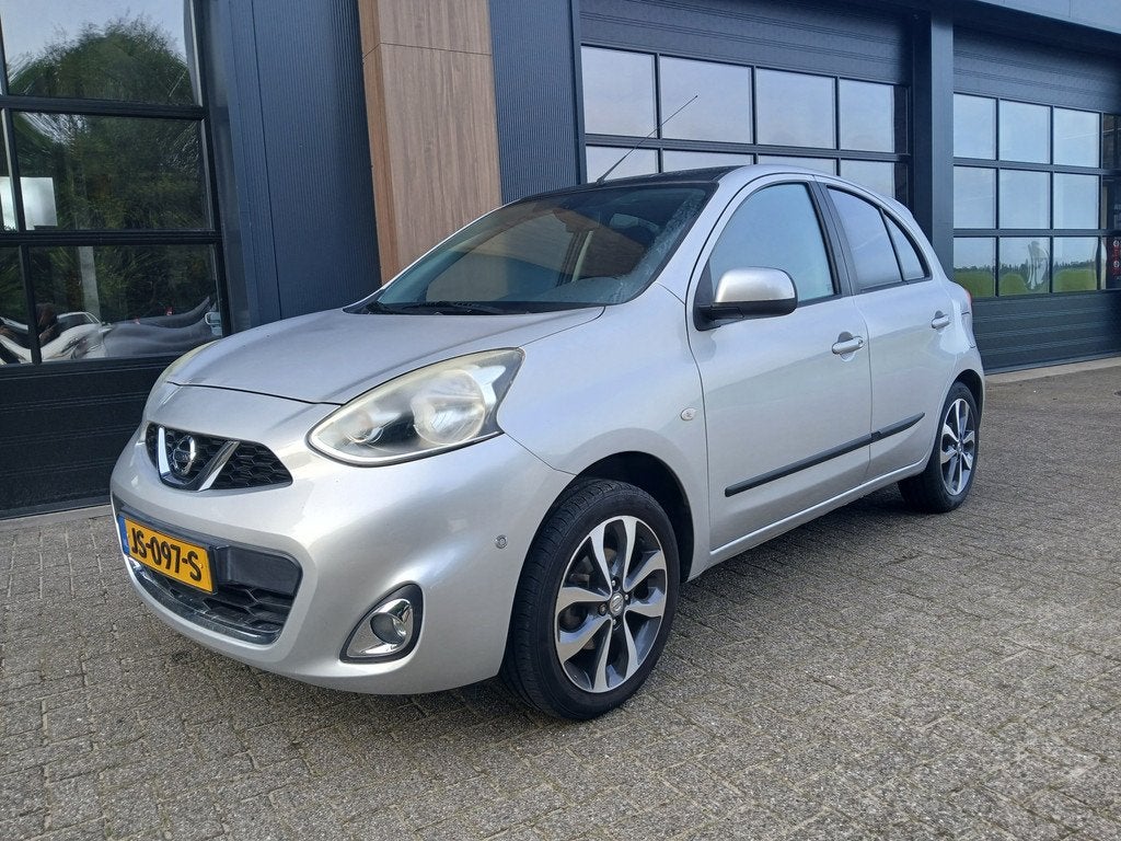 Nissan Micra 1.2 Tekna / Panoramadak / Orig NL / 1e eigenaar, Auto's, Nissan, Bedrijf, Te koop, Micra, ABS, Airbags, Airconditioning