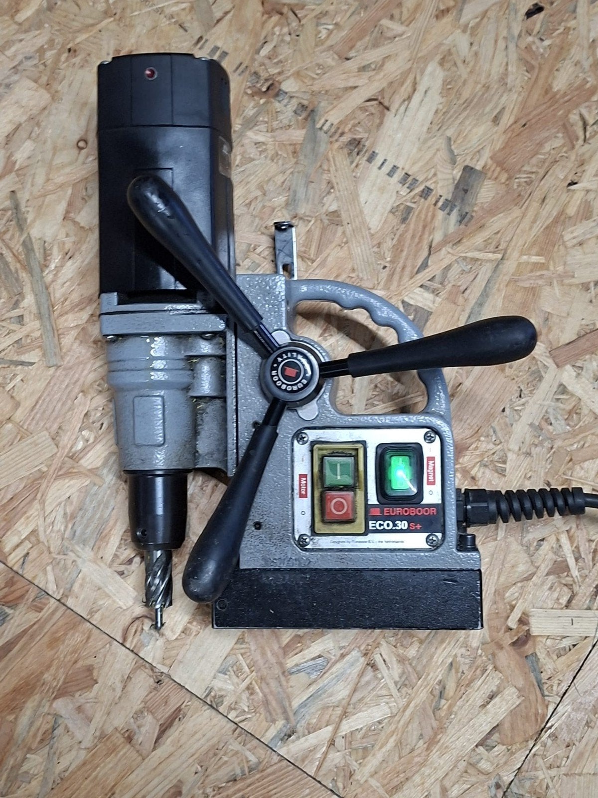 Euroboor ECO.30 S+ magneetboormachine, Doe-het-zelf en Verbouw, Ophalen, Gebruikt, 600 watt of meer, Overige typen