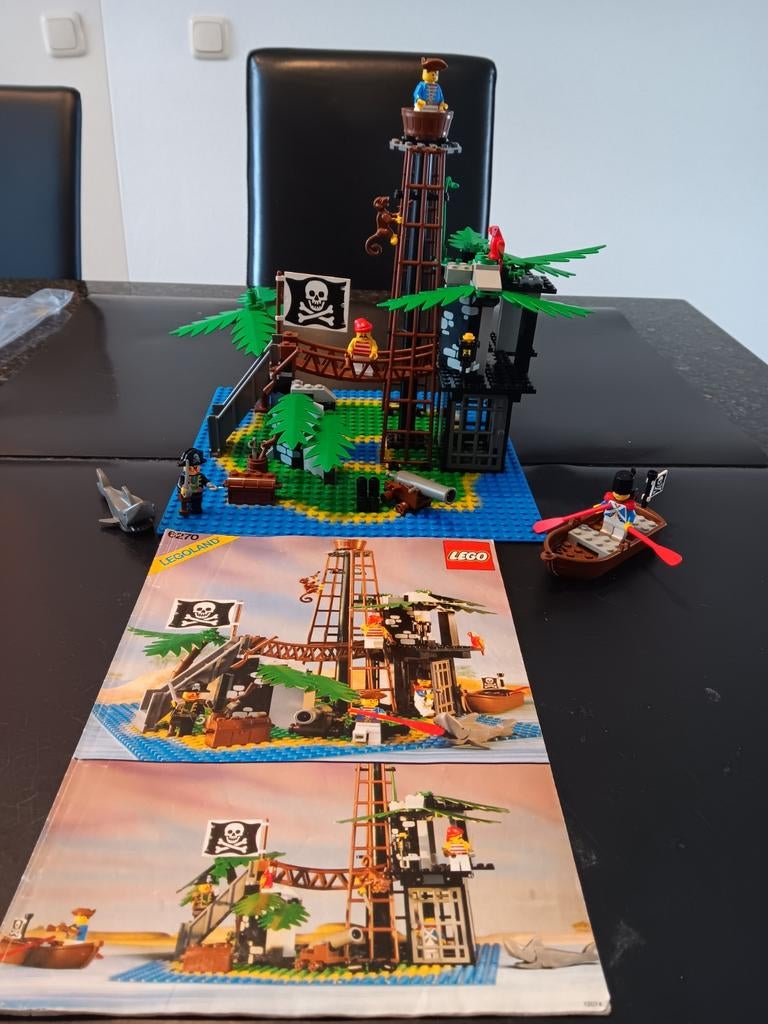 Lego Pirates 6270 Verborgen Eiland met instructies, Compleet, Lego, Zo goed als nieuw, Complete set