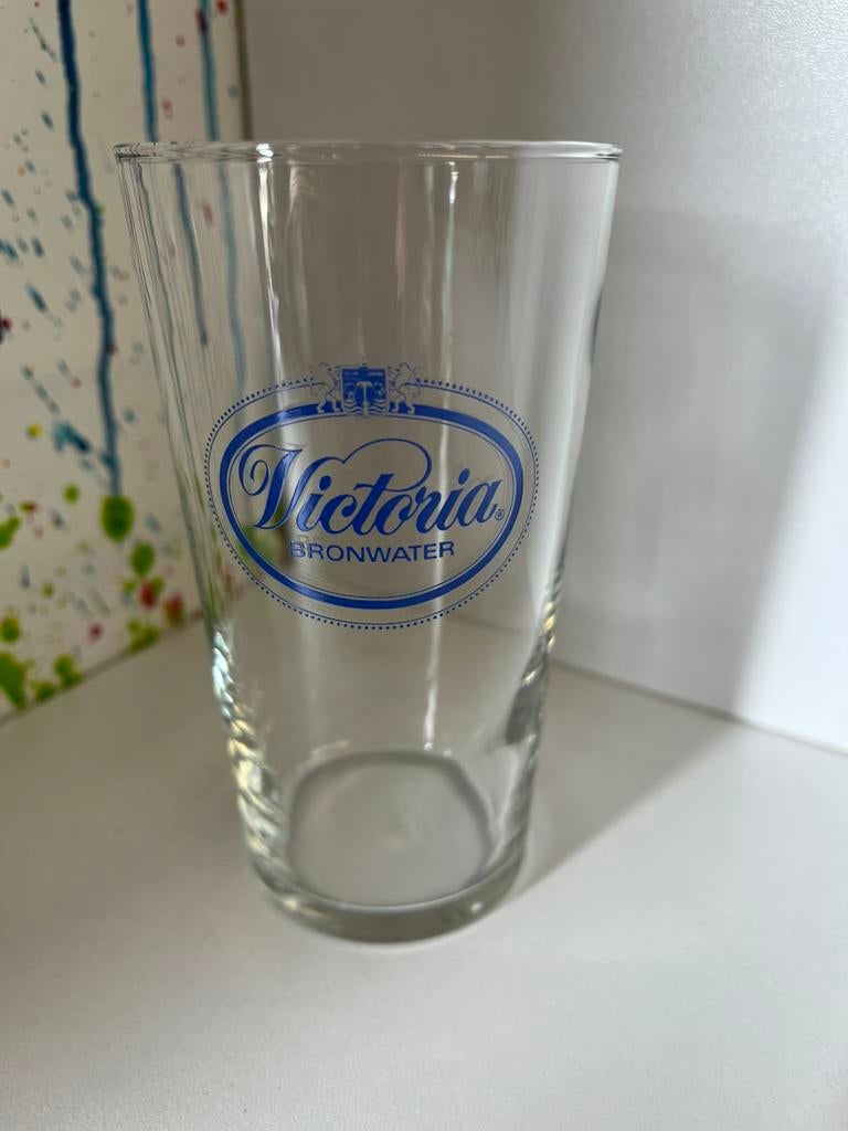 Victoria waterglazen set van 6 glazen, Ophalen of Verzenden, Nieuw, Waterglas