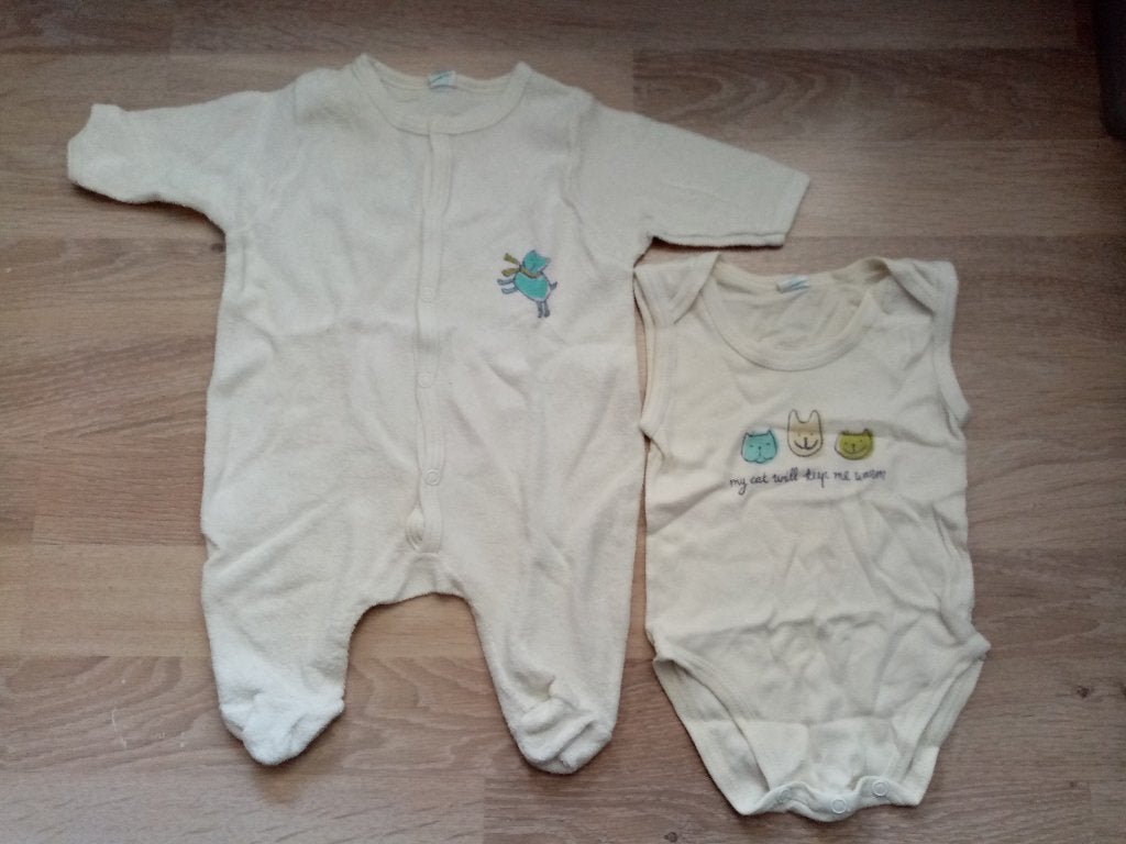 HEMA boxpakje en romper maat 50/56, Kinderen en Baby's, Ophalen of Verzenden, Gebruikt, Jongetje of Meisje, Pakje