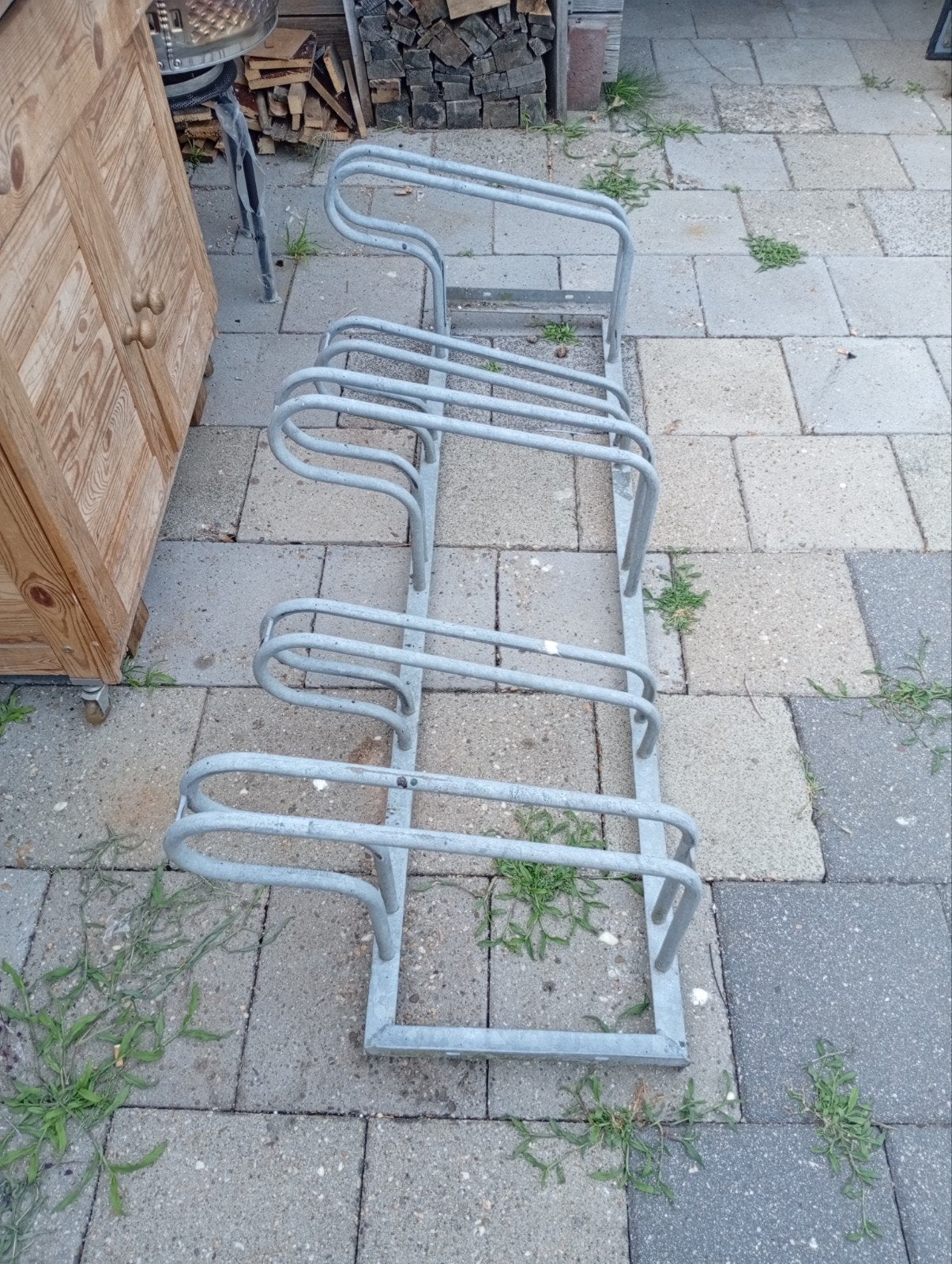 fietsenrek, Ophalen