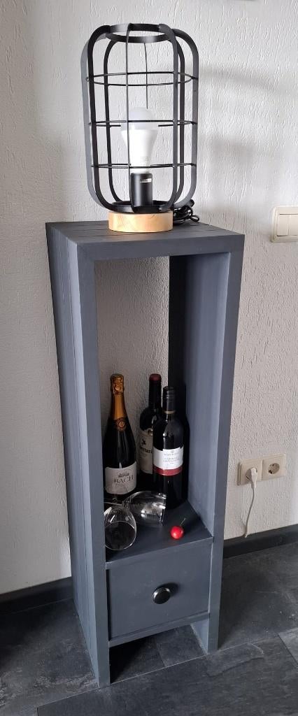 Merantie houten zuil, Huis en Inrichting, Woonaccessoires | Zuilen en Pilaren, Ophalen, Zo goed als nieuw