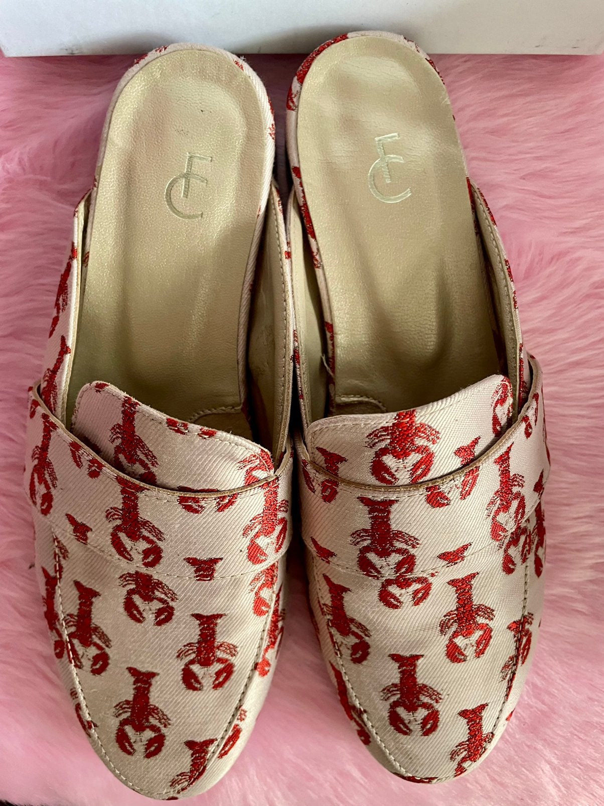 Loafers instappers met kreeftenprint Fabienne Chapot, Instappers, Nieuw, Ophalen of Verzenden, Roze