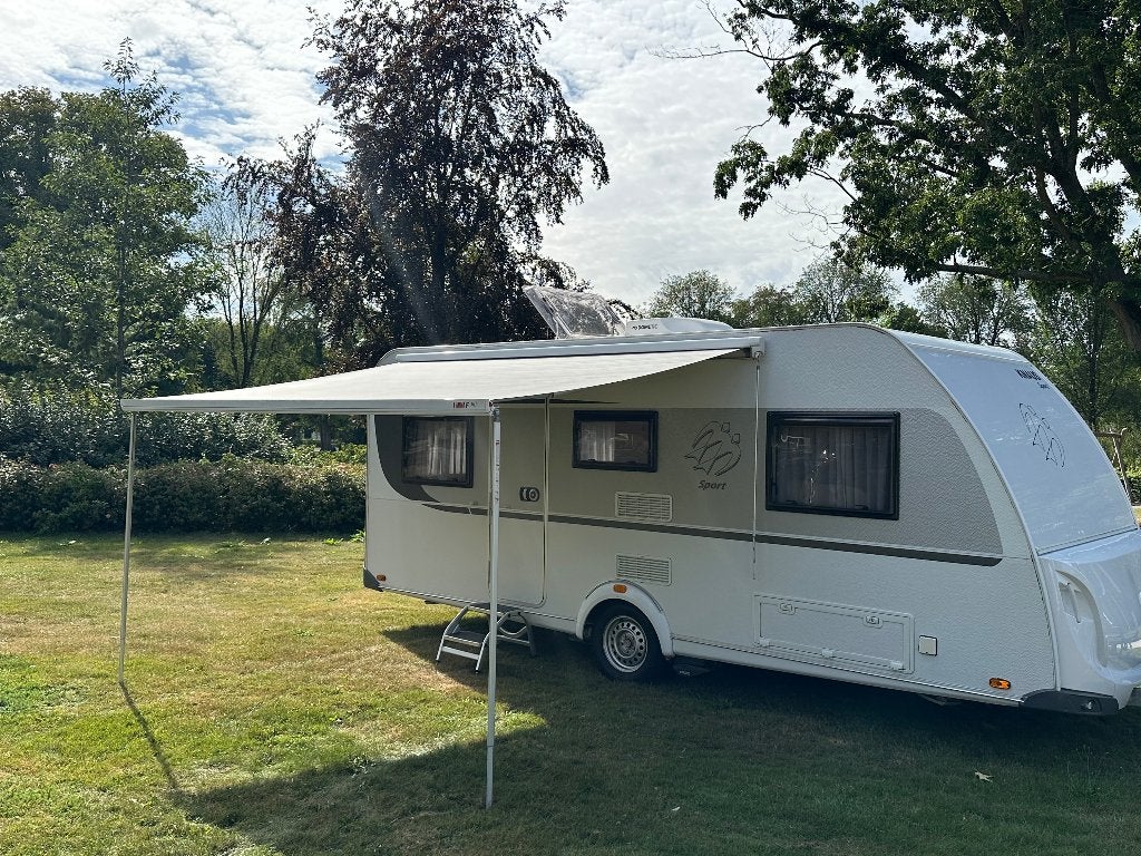 Knaus Sport 500 EU 2018 | Airco | Mover | Fiamma luifel, Caravans en Kamperen, Caravans, Rondzit, Particulier, 5 tot 6 meter, Knaus